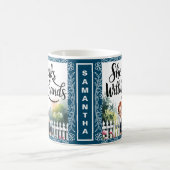 彼女がカスタムキリスト教の賜物を喜んで手に入れて働く コーヒーマグカップ (中央)