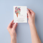 彼女がスクープされた予算のブライダルシャワー チラシ (手)