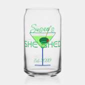 彼女がパブビール缶グラス飲み物用品 ガラス缶 (裏面)