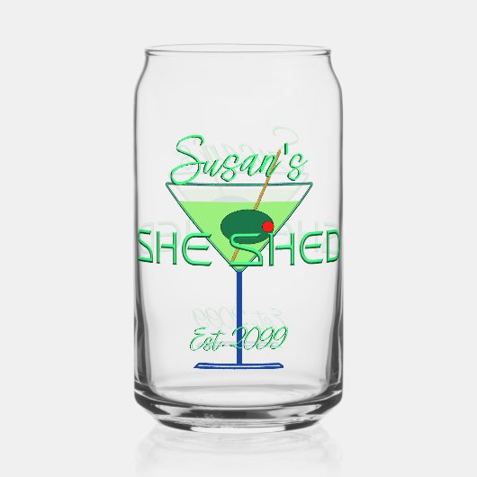 彼女がパブビール缶グラス飲み物用品 ガラス缶 (裏面)