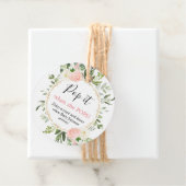 彼女がピンクポップ・アートのの金ゴールド緑のベビー フェイバータグ (インサイチュ)