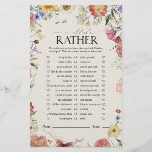 彼女がフローラブライダルシャワーのゲーム