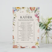 彼女がフローラブライダルシャワーのゲーム (スタンド正面)