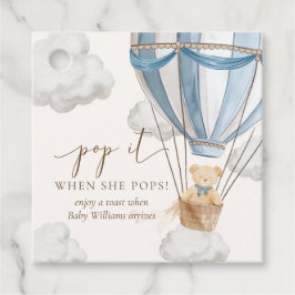 彼女がポップしたときポップ・アートのに、テディはそれを待つ フェイバータグ