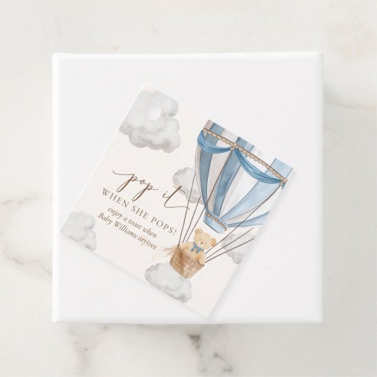 彼女がポップしたときポップ・アートのに、テディはそれを待つ フェイバータグ (インサイチュ)