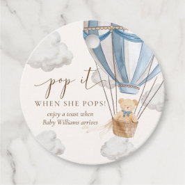 彼女がポップしたときポップ・アートのに、テディはそれを待つ フェイバータグ