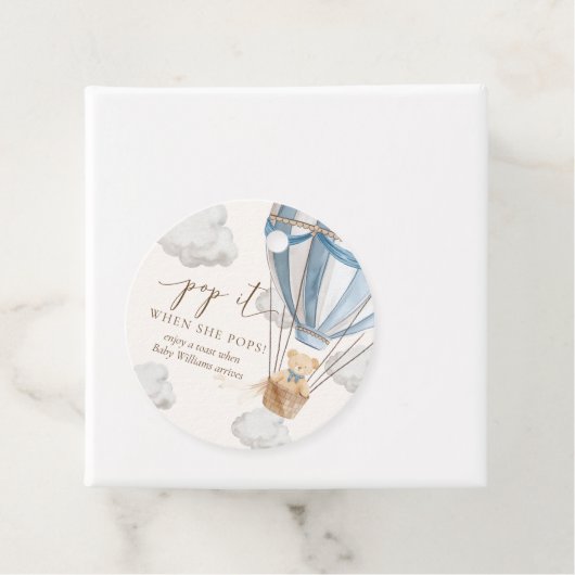 彼女がポップしたときポップ・アートのに、テディはそれを待つ フェイバータグ (インサイチュ)