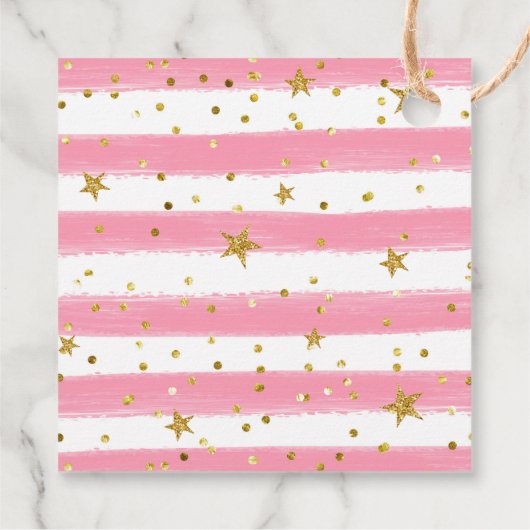 彼女がポップするときポップ・アートのにリトルカボチャの双子の女の子 フェイバータグ (裏面)