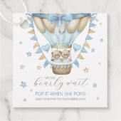 彼女がポップすると、我々はツインポップ・アートのボーイを待つことができる フェイバータグ (正面)