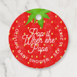 彼女がポップ・アートのイチゴをポップするとき フェイバータグ