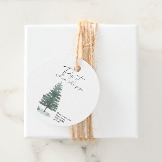 彼女がポップ・アートのクリスマスツリーをポップすエレガントる時に フェイバータグ (インサイチュ)