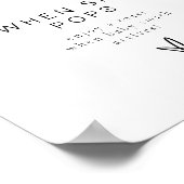 彼女がポップ・アートのシャンパーニュをポップするミニマリスト ポスター (角)