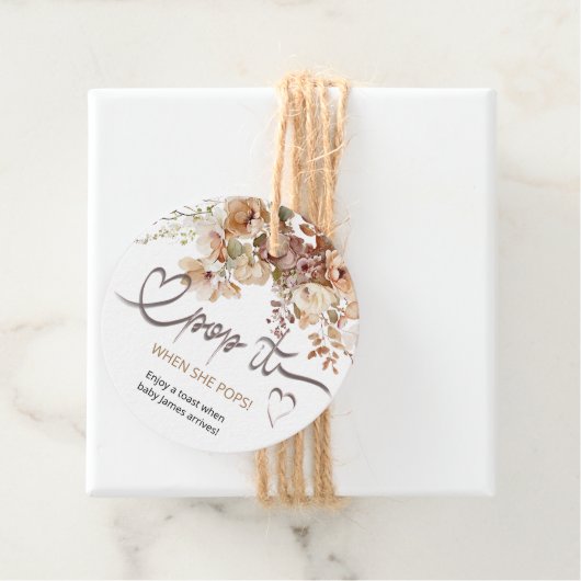 彼女がポップ・アートのフローラの赤ちゃんシャワーをポップするとき フェイバータグ (インサイチュ)