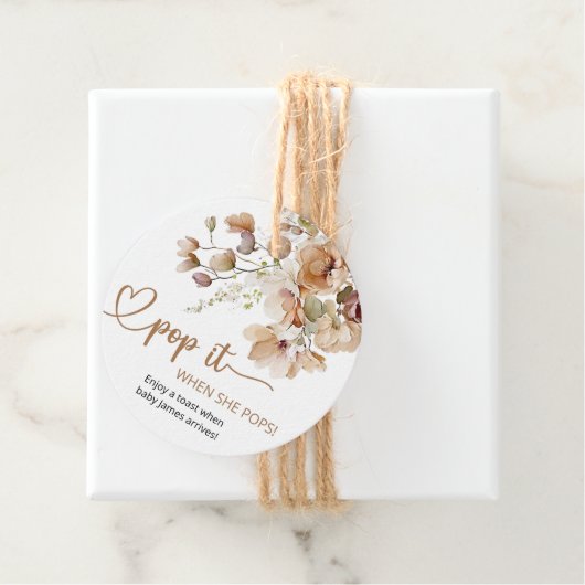 彼女がポップ・アートのフローラの赤ちゃんシャワーをポップするとき フェイバータグ (インサイチュ)