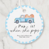 彼女がポップ・アートのポップするとき – パンプキントラック – フェイバータグ (裏面)