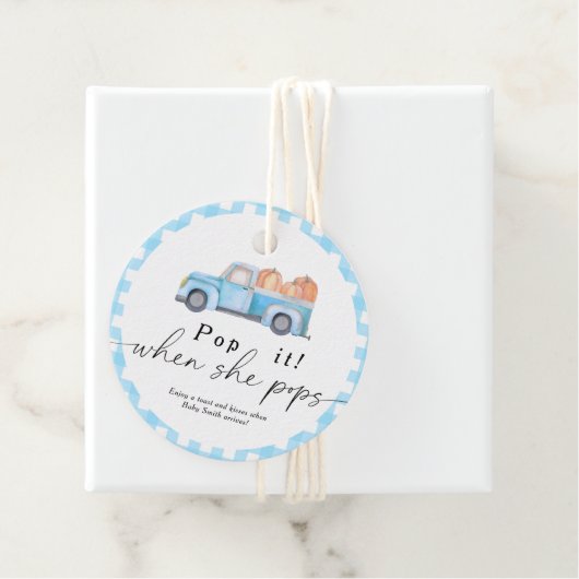 彼女がポップ・アートのポップするとき – パンプキントラック – フェイバータグ (インサイチュ)