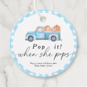 彼女がポップ・アートのポップするとき – パンプキントラック – フェイバータグ (正面)