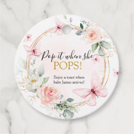 彼女がポップ・アートのポップする時に蝶 フェイバータグ