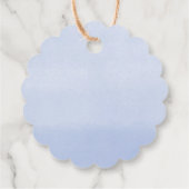 彼女がポップ・アートのポップの男の子ゾウの赤ちゃんシャワー時に フェイバータグ (裏面)