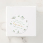 彼女がポップ・アートのポップメッセージカードシャンパンラベル フェイバータグ (インサイチュ)