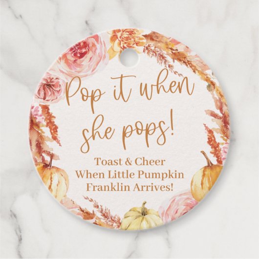 彼女がポップ・アートのメッセージカードをポップする時に フェイバータグ (正面)