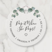 彼女がポップ・アートのユーカリポップショウエレガントーをベビーするとき フェイバータグ (正面)