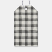 彼女がポップ・アートのワインラベルをポップするときにカボチャ ギフトタグ (裏面)