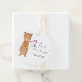 彼女がポップ・アートの赤ちゃんシャワーをポップするときにそれを耐える フェイバータグ (インサイチュ)