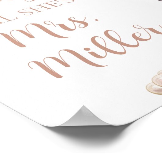 彼女がミセスになるまでピンクの真珠とプロセッコの日 ポスター (角)