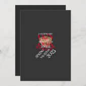 彼女が処女だった時失ったは、私はそこに居た 招待状 (正面/裏面)