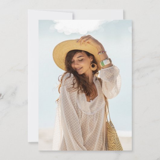 彼女が卒業したパーティの招待状 招待状 (裏面)