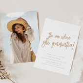 彼女が卒業したパーティの招待状 招待状