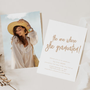彼女が卒業したパーティの招待状 招待状