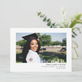 彼女が卒業発表の写真を撮った 案内状 (スタンド正面)