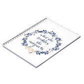 "彼女が取り組む何に、彼女は征服します" ノートブック (左側)