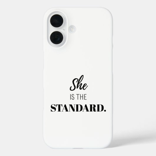 彼女が基準 – 大胆な女性のエンパワーメント Case-Mate iPhoneケース (裏面)