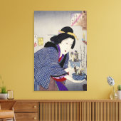 彼女が変もし更したいと思うように見て:外観 キャンバスプリント (インサイチュ (リビング))