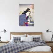 彼女が変もし更したいと思うように見て:外観 キャンバスプリント (インサイチュ (寝室))