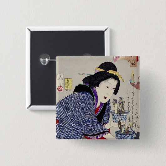 彼女が変わりたいと思うように見ること: 出現 缶バッジ (正面&裏面)