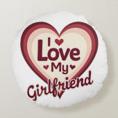 彼女が大好き オーダーメイド ラウンドクッション (裏面)