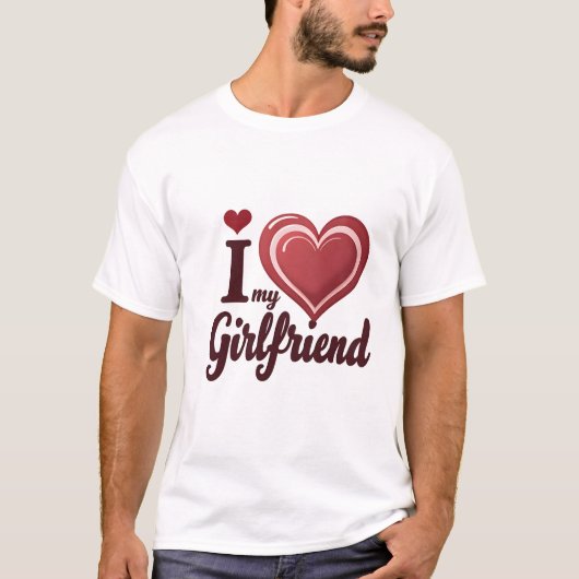 彼女が大好き オーダーメイド Tシャツ (正面)