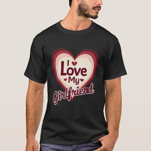 彼女が大好き オーダーメイド Tシャツ (正面)