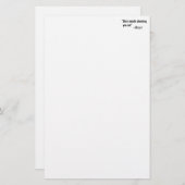 「彼女が完全に君をチェックしている」 - Beer 便箋 (正面/裏面)