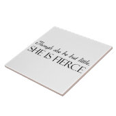 彼女が少しあるが、けれども、彼女は激しいです タイル (側面)