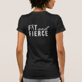 彼女が少しあるが、けれども、彼女は激しいです Tシャツ (裏面)