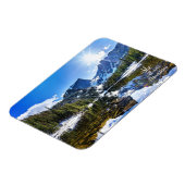 彼女が山の写真感動的引用文を移動 マグネット (左側)