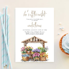 彼女が市場からフレッシュオフのブライズシャワー 招待状