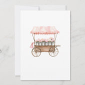 彼女が市場からフレッシュ！ ブライダルシャワー 招待状 (裏面)