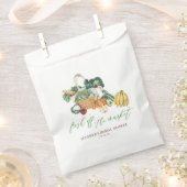 彼女が市場から消えた ブライダルシャワーのお祝い フェイバーバッグ (クリップ留めされた状態)