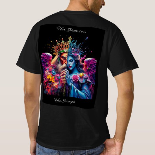 彼女が彼の強さを守った Tシャツ (裏面)